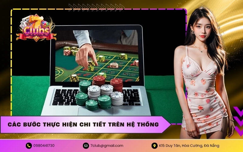 Các bước thực hiện chi tiết trên hệ thống