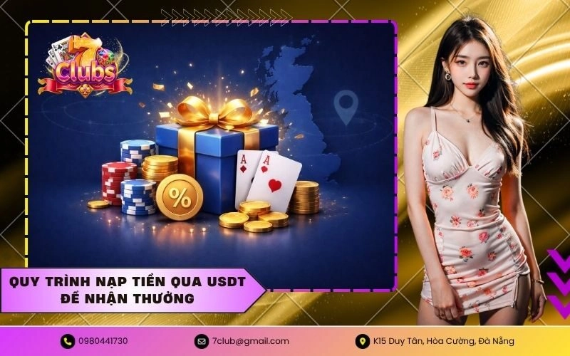 Quy trình nạp tiền qua USDT để nhận thưởng
