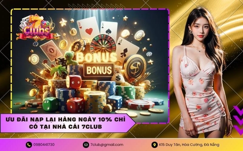 Ưu Đãi Nạp Lại Hàng Ngày 10%